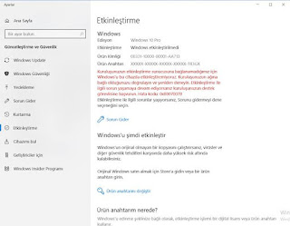 windows 10 pro'ya yükseltme