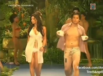  Angel Locsin Shows Off Her Extreme  Sexiness When She Walked On theRunway Wearing  Nothing But Bikinis! 