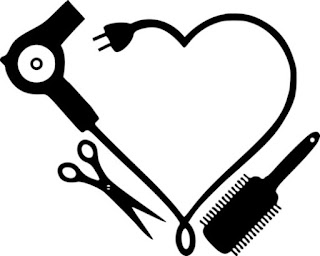 Hair dresser Heart  cricut free cut file