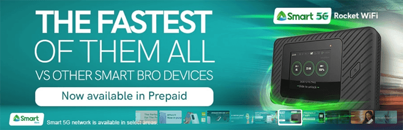 Smart makes Prepaid 5G Rocket WiFi official, priced at PHP 15,995