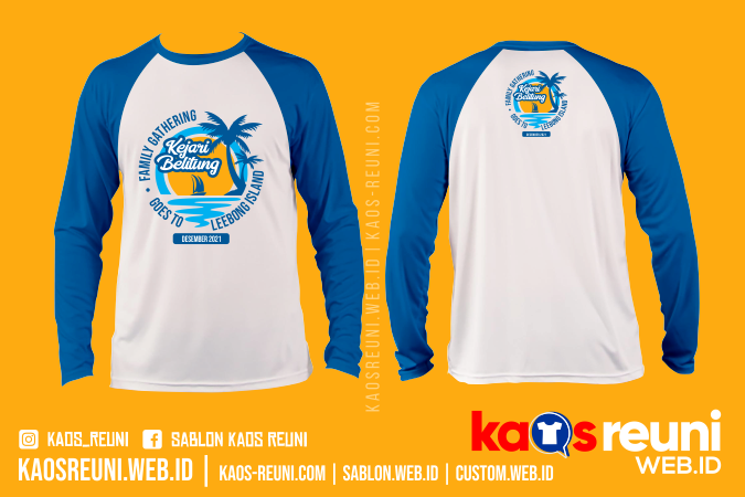 Desain Sablon Kaos Gathering Kejari Belitung Go To Leebong Island 2021 - Kaos Gathering Online