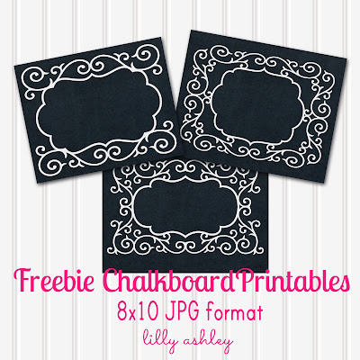 Chalkboard Printables