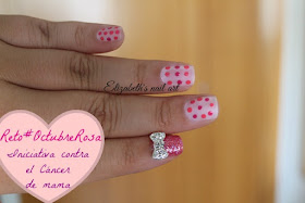 diseño de uñas rosas