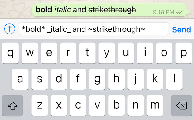How to Get Bold, Italic, Strikethrough on Your WhatsApp