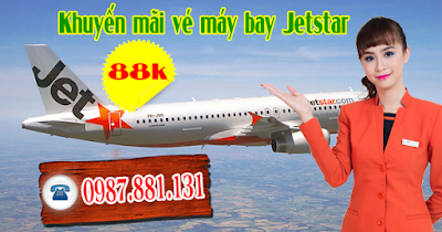 Bán vé máy bay Jetstar khuyến mãi giá 88k ngày 25/11/2016