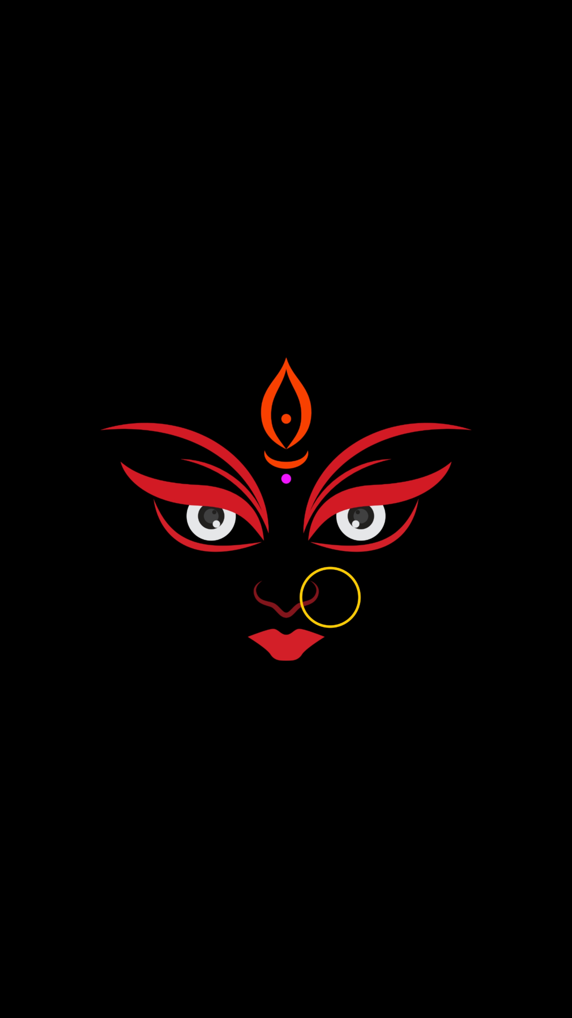 Durga ji Dark Black wallpaper images