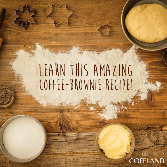 This is the perfect brownie + coffee recipe