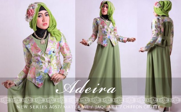 Koleksi Model Baju Muslim Wanita Sifon Terbaru 2019 