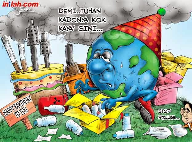 Gambar Dini Aisyafahmi Karikatur Hari Bumi Gambar Tentang Lingkungan Di Rebanas Rebanas