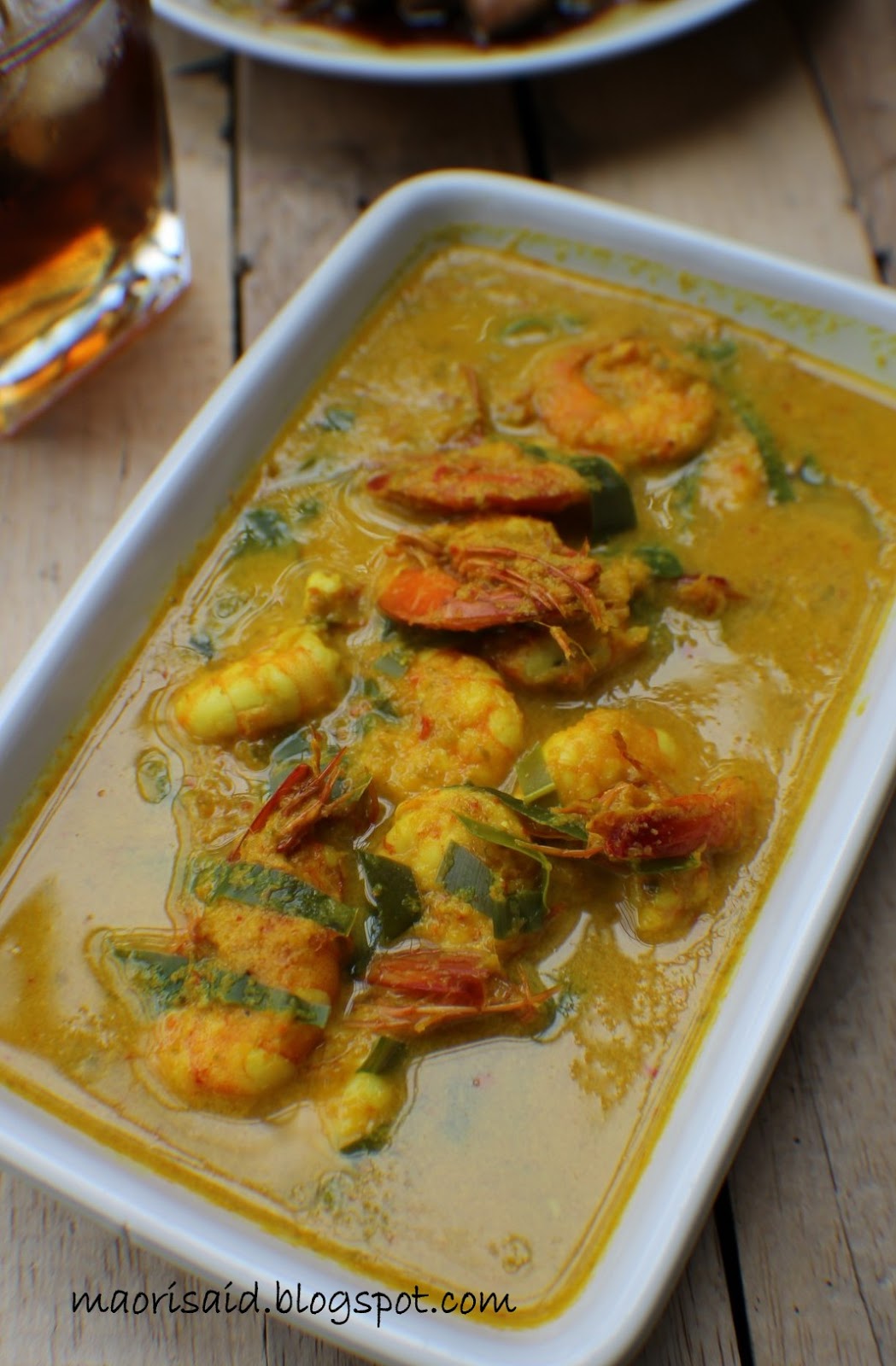 Mori's Kitchen: Kerabu Tauge Bilis Goreng, Gulai Udang dan 