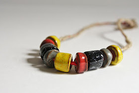 Ceramic necklace by karoArt