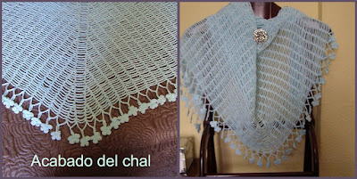 CHAL A CROCHET TELA DE ARAÑA PASO A PASO