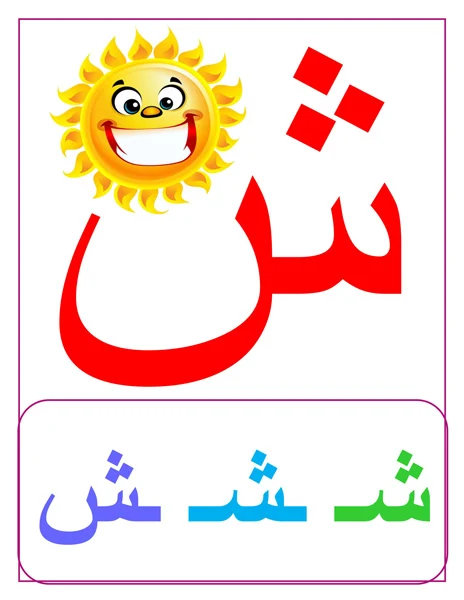 الحروف العربية للأطفال مع الصور/ بيت الحروف