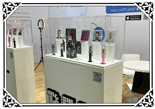 PEZ my Head Dispenser on display at ISM Cologne, Germany. 2024 Pic 7