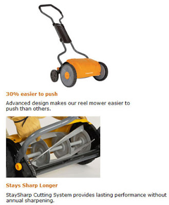 Fiskars 6208 Push Reel Lawn Mower sale