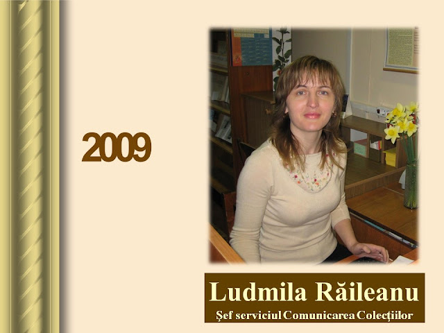 Ludmila railean. Cel mai bun bibliotecar al anului 2009