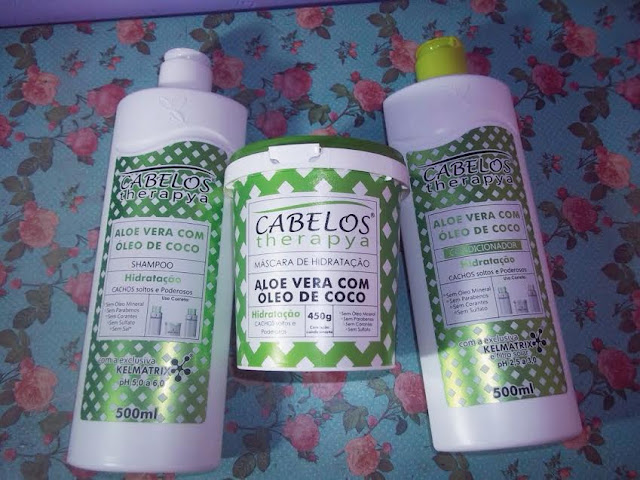 Linha Cabelos Therapya Aloe Vera com Óleo de Coco Kelma Cosméticos Resenha