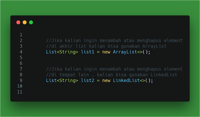  untuk memanipulasi dan menyimpan suatu objek Perbedaan Contoh Penggunaan Collection List ,Set, dan Map di Java