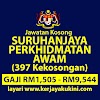 397 Kekosongan Jawatan Terkini Suruhanjaya Perkhidmatan Awam (SPA) Di Seluruh Malaysia ~ GAJI RM1,505 - RM9,544 / Mohon Sekarang!