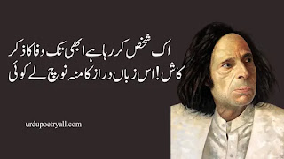 John Elia Sad Poetry 2 lines