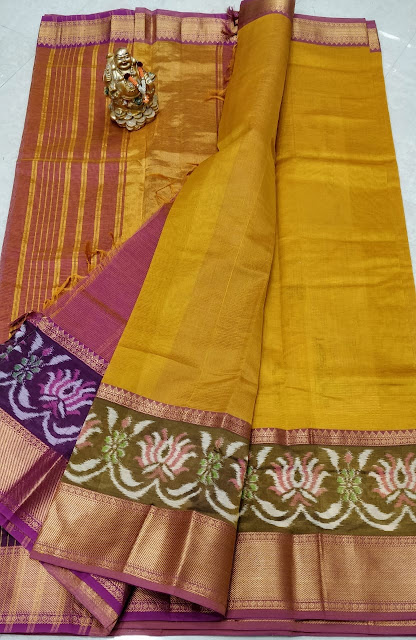 ikkat kanchi Pattu sarees