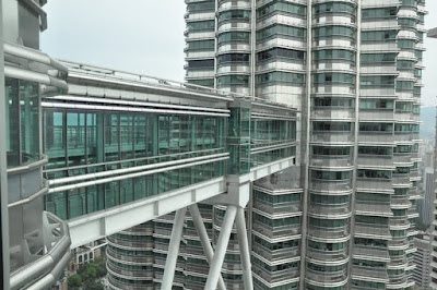 Construction of Petronas Twin Towers KLCC