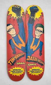 The Wonder Twins: Rare 1990's Skate Art