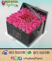 Toko Bunga Cileungsi, Toko Bunga Cibubur, Rangkaian Bunga Rose In Boxs Toko Bunga Bekasi