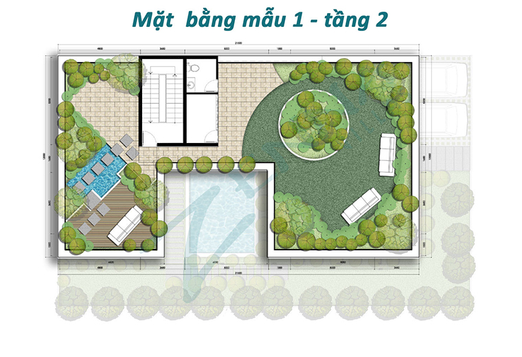 mat bang biet thu zenna villas resort