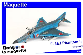 Maquette du F4 EJ Phantom II d’Hasegawa au 1/48.