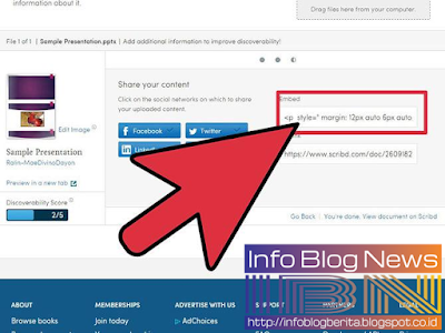 Cara Masukkan File Power Point ke dalam Posting Blog