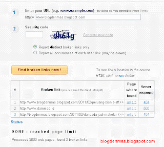 Cara Mudah Cek Broken Link Blog