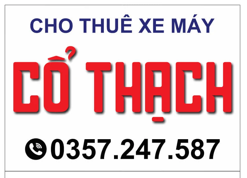 Dịch Vụ Cho Thuê Xe Máy Cổ Thạch - Bình Thuận
