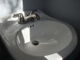 new install, bathroom faucet, looks great, how to