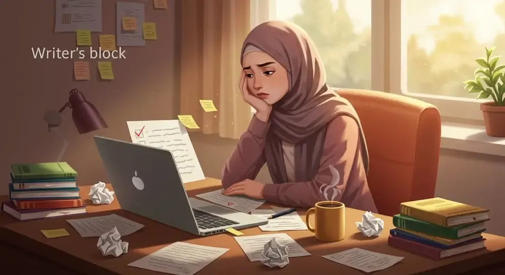 cara mengusir writer's block