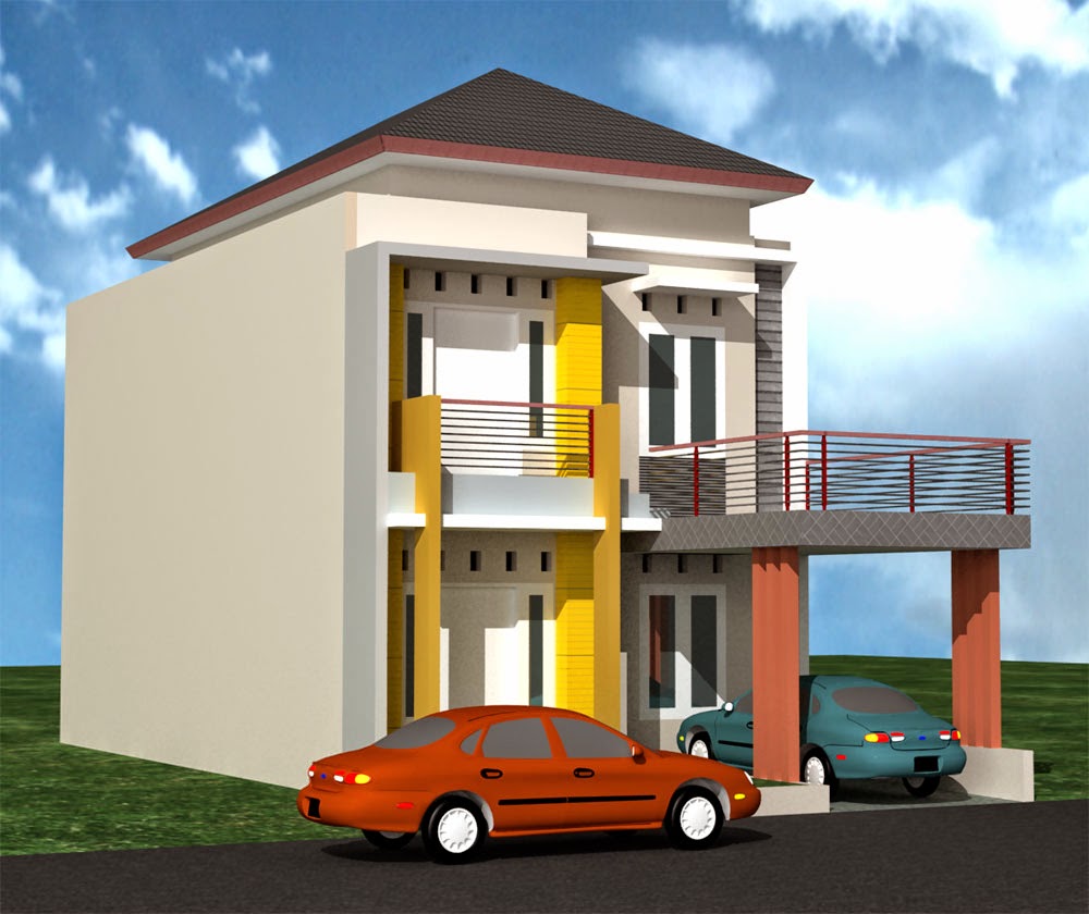 11 Model Rumah Minimalis 2 Lantai Type 21 Modern 2016