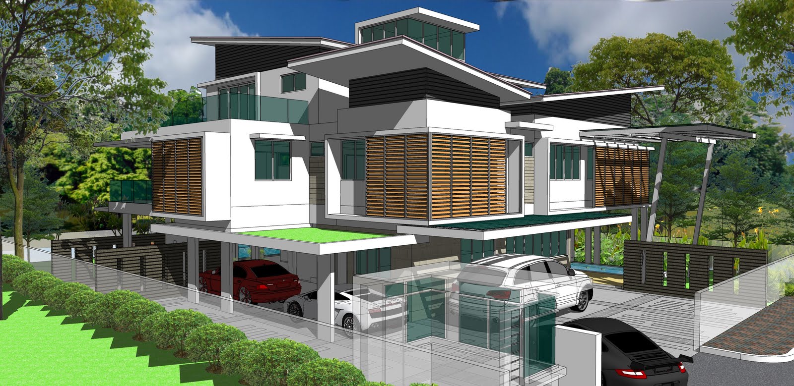 Modern Bungalow  Design  Concept  Modern House 