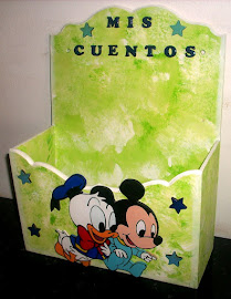 Porta cuentos Mickey y Donald