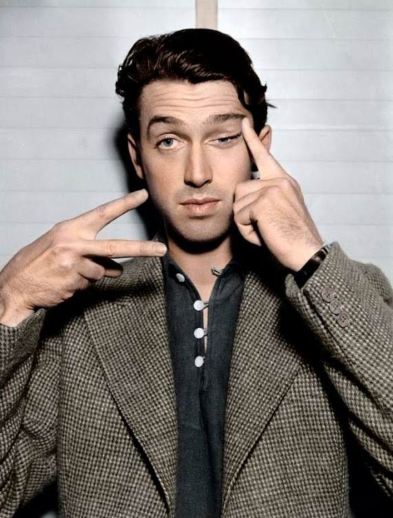 Brigadier General and actor Jimmy Stewart.