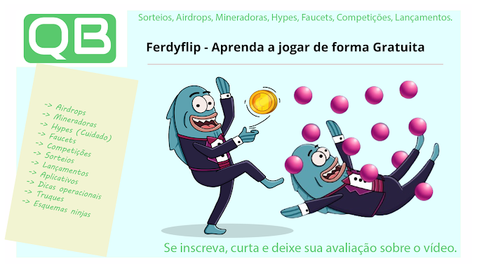 CanalQb - Ganhando tokens em Faucet FERDyNet da Casa de jogos - Ferdyflip - Aprenda a jogar de forma Gratuita