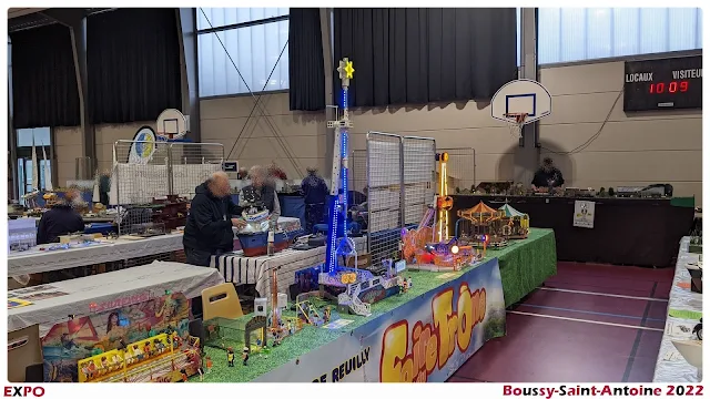 Exposition maquette, Boussy-Saint-Antoine 2022.