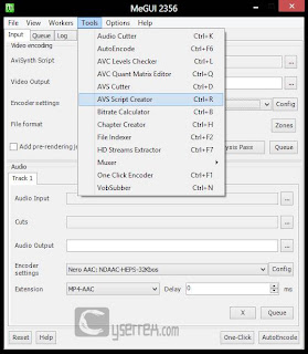 Tutorial Cara Encoding Video Menggunakan MeGUI Pada Windows