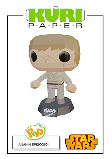 Kuri Paper - Pop Anakin papercraft