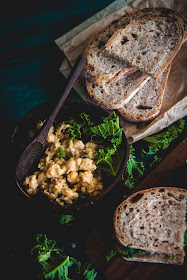 vegan coronation chickpea sandwich