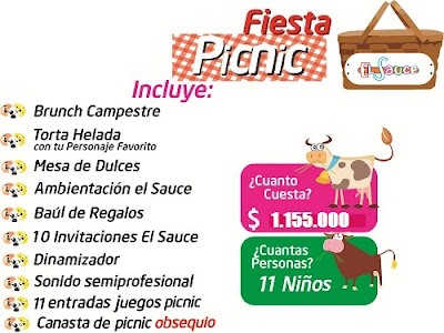 Fiesta campestre picnic Bogota