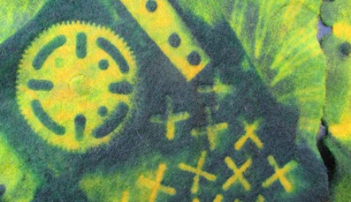 Resist Dyeing Detail 2