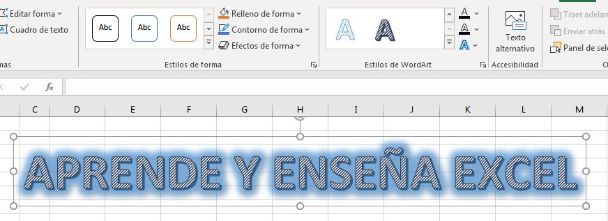 wordart en excel