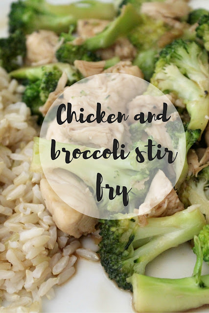 Chicken and broccoli stir fry recipe. Quick and easy dinner! From Nourish ME: www.nourishmeblog.co.uk