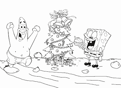 pohon natal spongebob