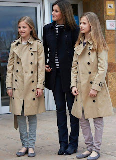 Royals love wearing trench coats